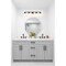 Z-Lite Thayer Vanity, 5-Light, 39 In.W x 5.75 In.L x 8.75 In.H, Matte Black/Clear 742-5V-MB - alternate 6
